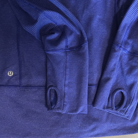 Lululemon In Stride Jacket Pigment Tonka Stripe Size 8 - Picture 7 of 7